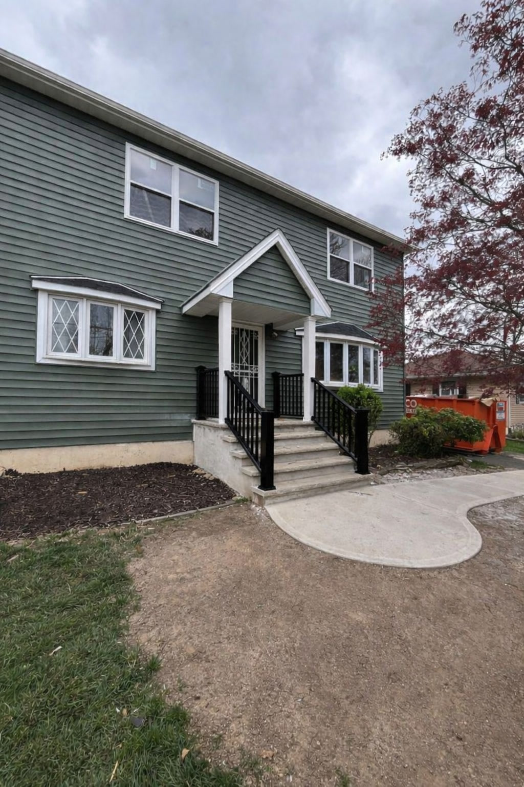 Second story addition front view