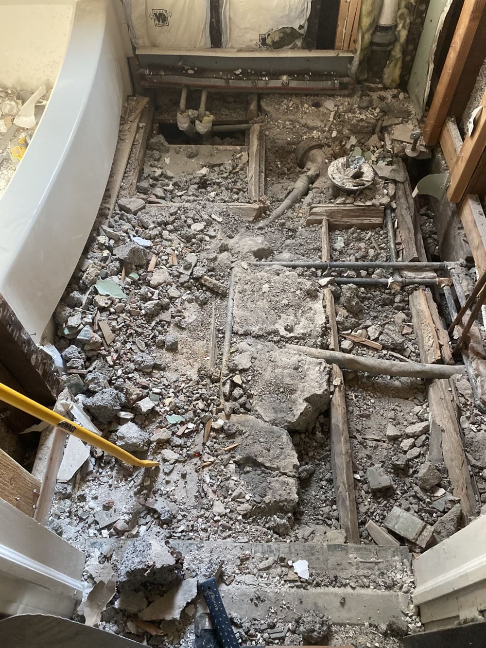 Bathroom demolition