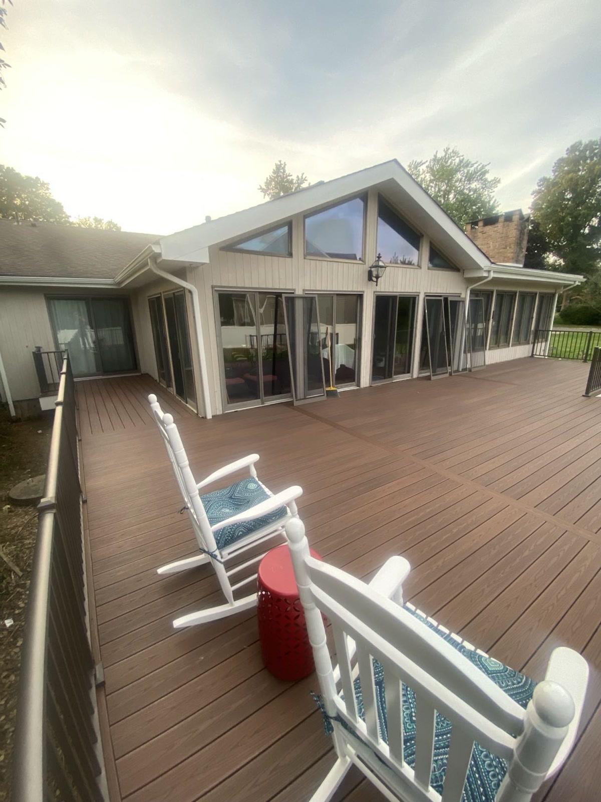 Finished composite deck