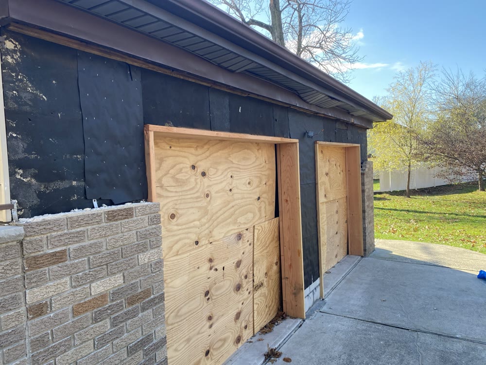 Garage before renovation
