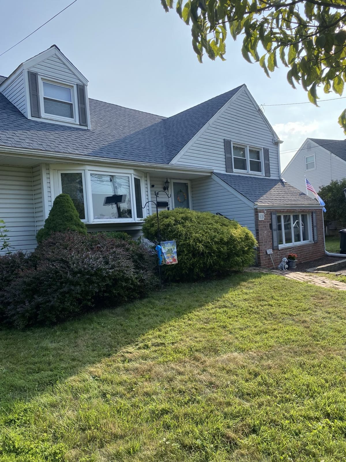 New architectural shingle roof