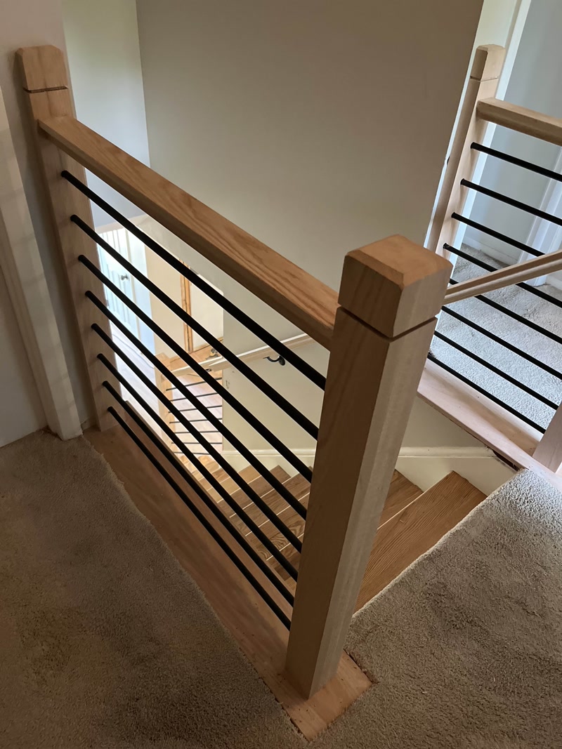 Interior after railing replacement