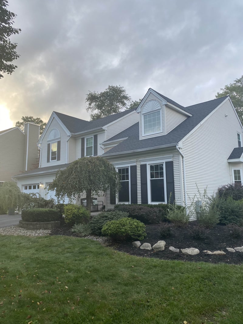 House before roof replacement